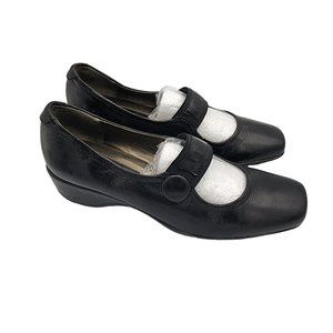 Naturalizer Comfort Gable Women Size 9 N Black Mary Jane Wedge Comfort Shoe
